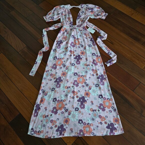 For Love & Lemons Magnolia Maxi Dress SZ XS - Picture 6 of 12
